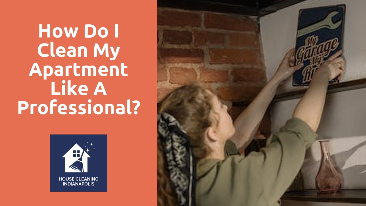 How do I clean my apartment like a professional?