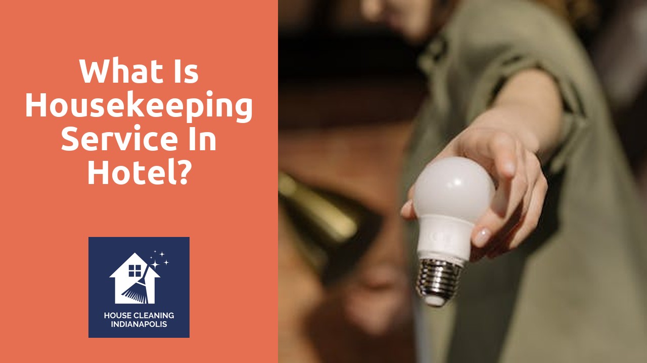 What is housekeeping service in hotel?